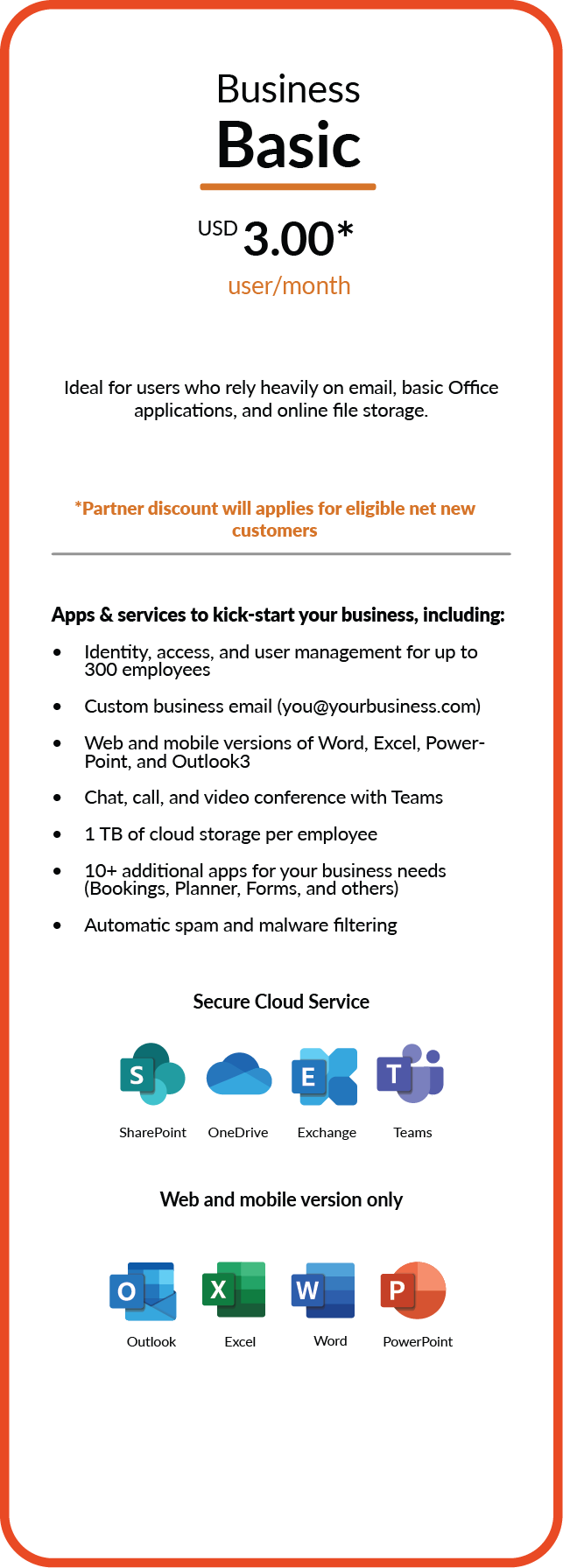 M365 Business Basic Price VLAN Asia